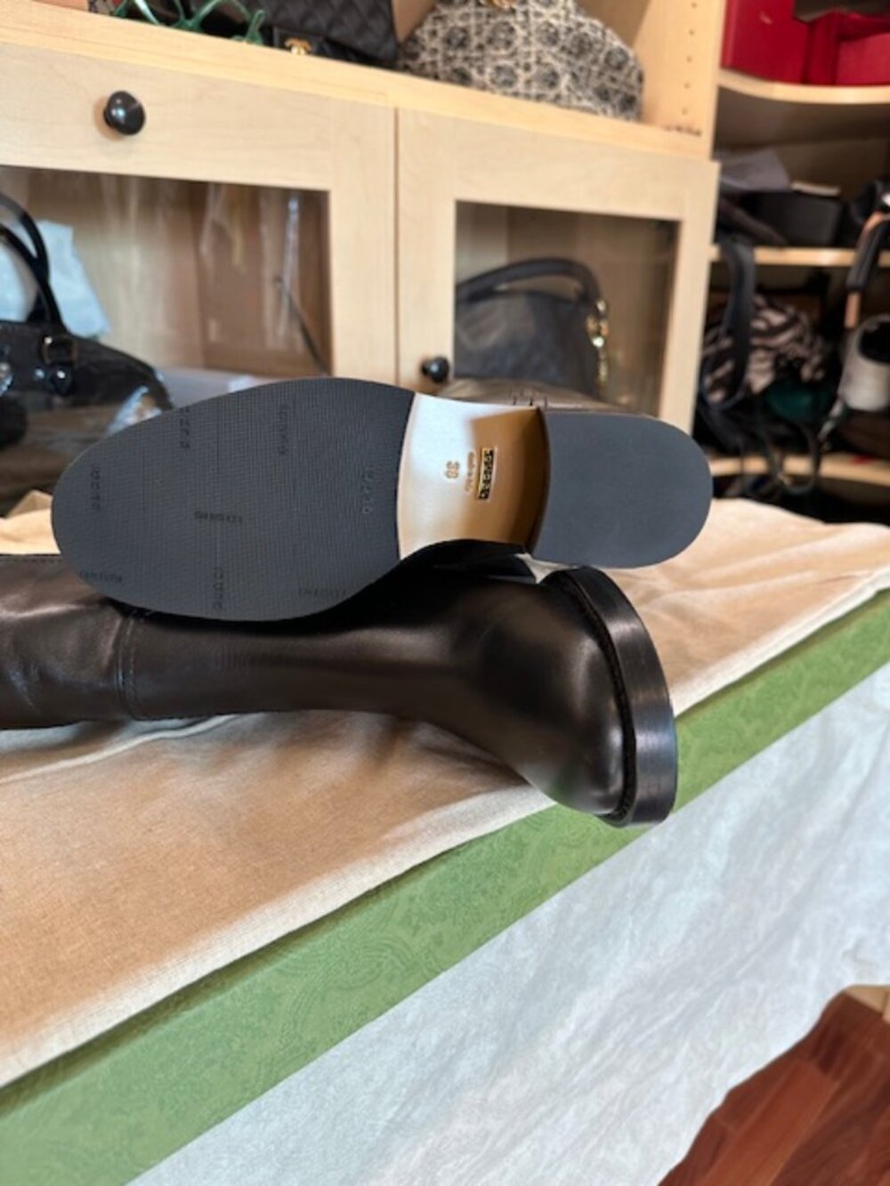 Gucci Over The Knee Black Boots Brand new size 38 - Picture 6 of 7